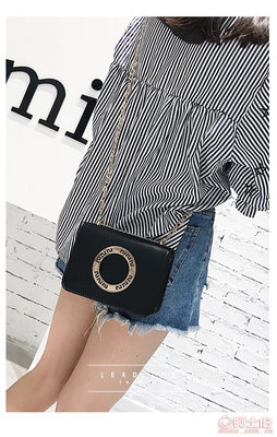 韓版百搭鏈條包 2017新款女包單肩斜挎小包L-1490，代理加盟一件代發(fā)